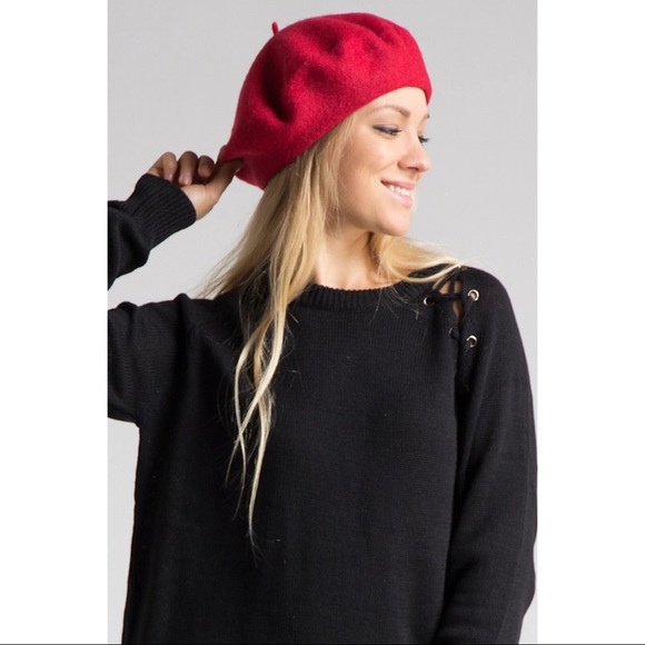 🆕5⭐️Adorable French Knit Beret - Picture 3 of 7